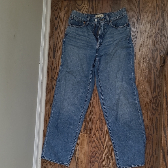 Madewell Denim - Madewell Curvy Baggy Straight Classic Jeans Size 27